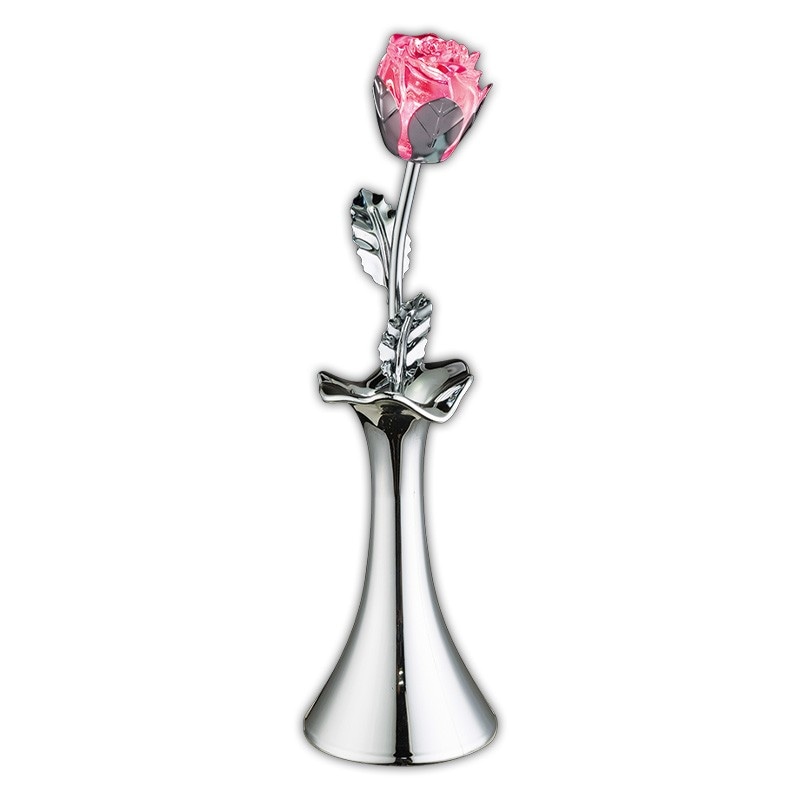 I-Glow LED-Rose mit Vase Ø ca. 8 x 29 cm Angebot bei Norma