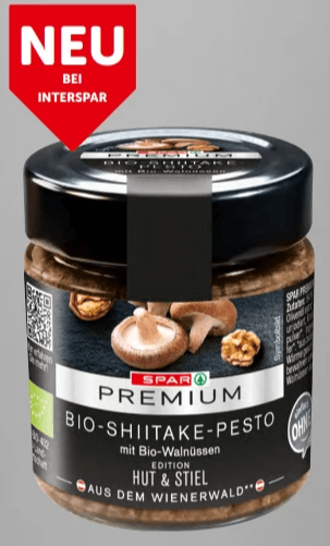 Bio-Shiitake Pesto 120 g SPAR PREMIUM Angebot bei Interspar