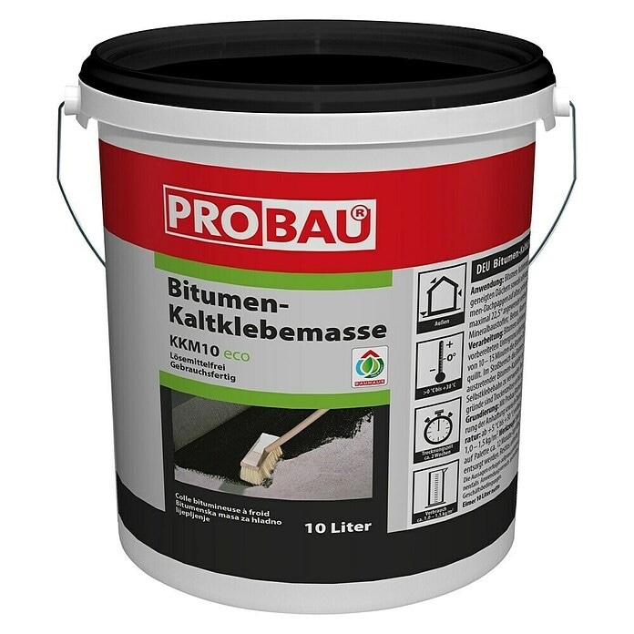Bitumen Kaltklebemasse 10 l PROBAU Angebot bei Bauhaus