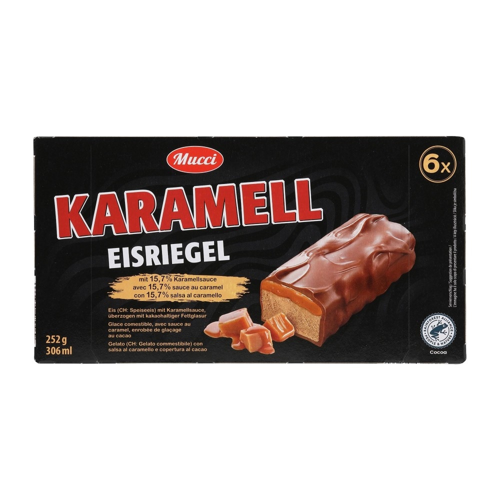 Mucci Eisriegel Karamell 318 ml/306 ml/300 ml Angebot bei Hofer