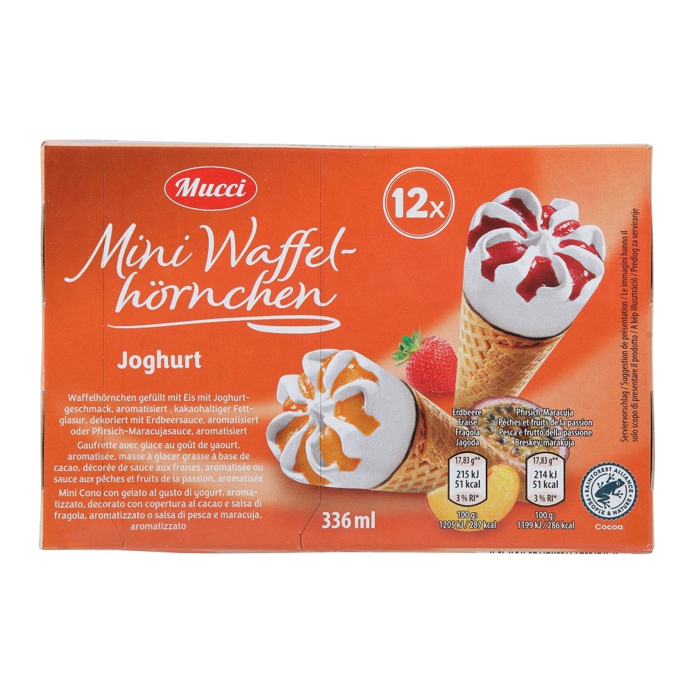 Mini Waffelhörnchen 336 ml Mucci Angebot bei Hofer