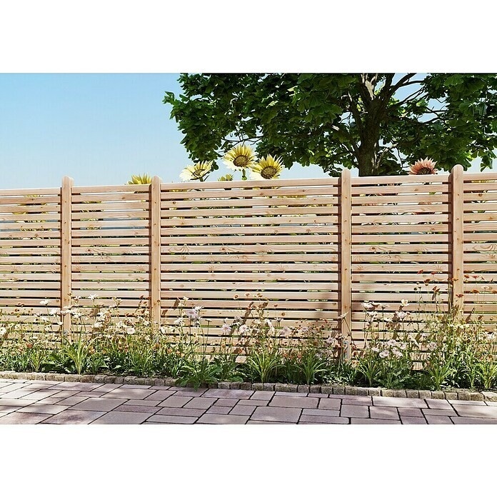Sichtschutz RHOMBUS LÄRCHE 179 x 179 cm Angebot bei Bauhaus