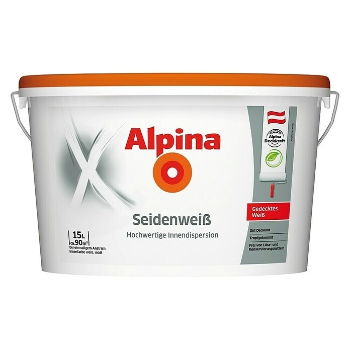 Alpina Seidenweiß 15 l Angebot bei Bauhaus