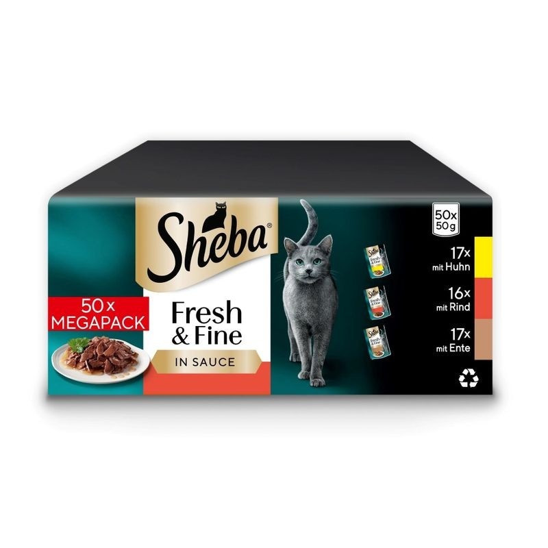 Sheba Katzennassnahrung Megapack 50x 50 g Angebot bei Lidl