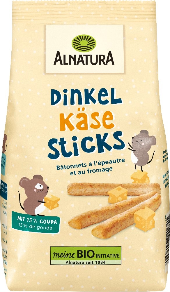 Alnatura Dinkel Käse Sticks 80 g Angebot bei MPREIS