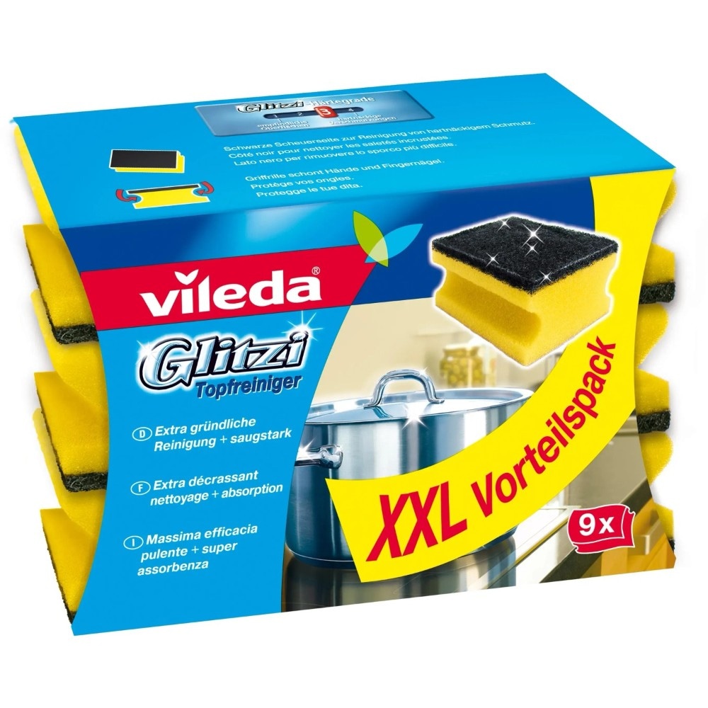 Glitzi Topfreiniger XXL Vorteilspack 9 Stück Vileda Angebot bei Maximarkt