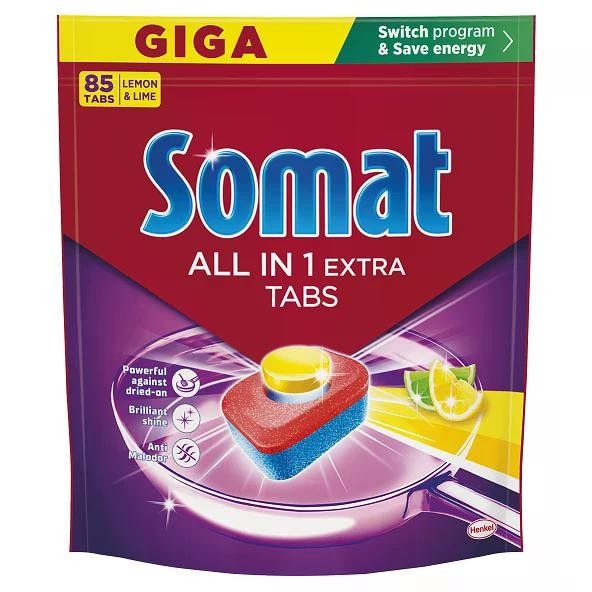 Somat Giga Pack All in 1 Geschirrspültabs 85 Stück Angebot bei Bipa