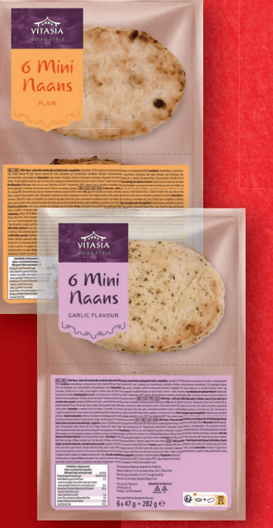 Vitasia Mini Naanbrot 282 g Angebot bei Lidl