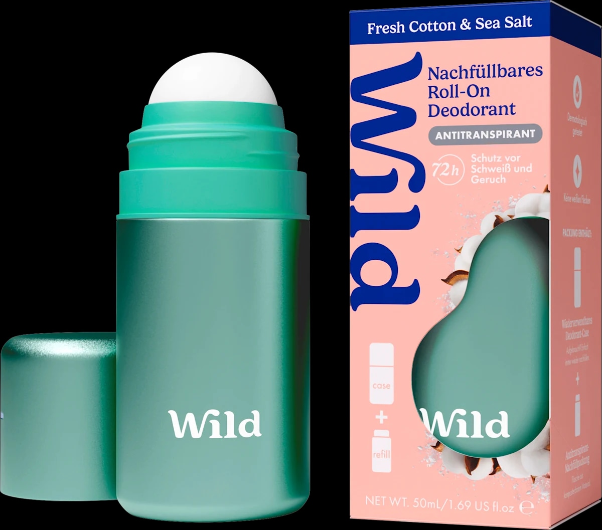 Wild Nachfüllbares Deo Roll-on 50 ml Angebot bei Dm