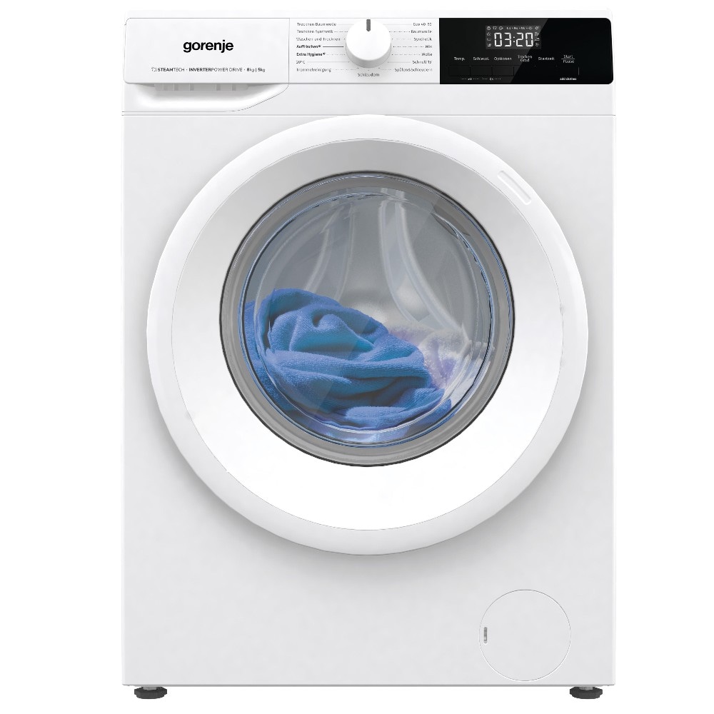 gorenje Waschtrockner 8 kg Waschen: bis zu 8 kg, Trocknen: bis zu 5 kg, 1.400 U/min, 15 Programme, Maße: H 85 x B 60 x T 54 cm, Mod.Nr.: W3D2A854ADPS/DE Angebot bei Interspar