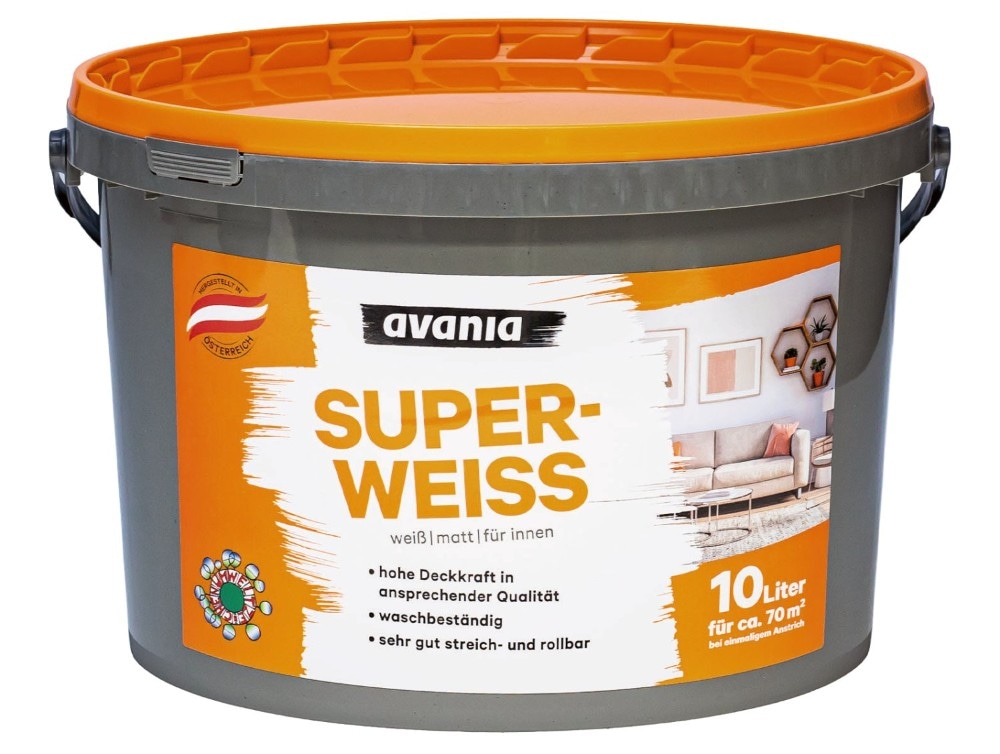 Superweiß 10 l avania Angebot bei Lagerhaus