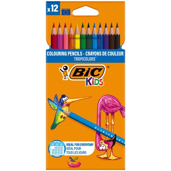 Farbstifte Tropicolor 12er Etui BIC KIDS Angebot bei Müller
