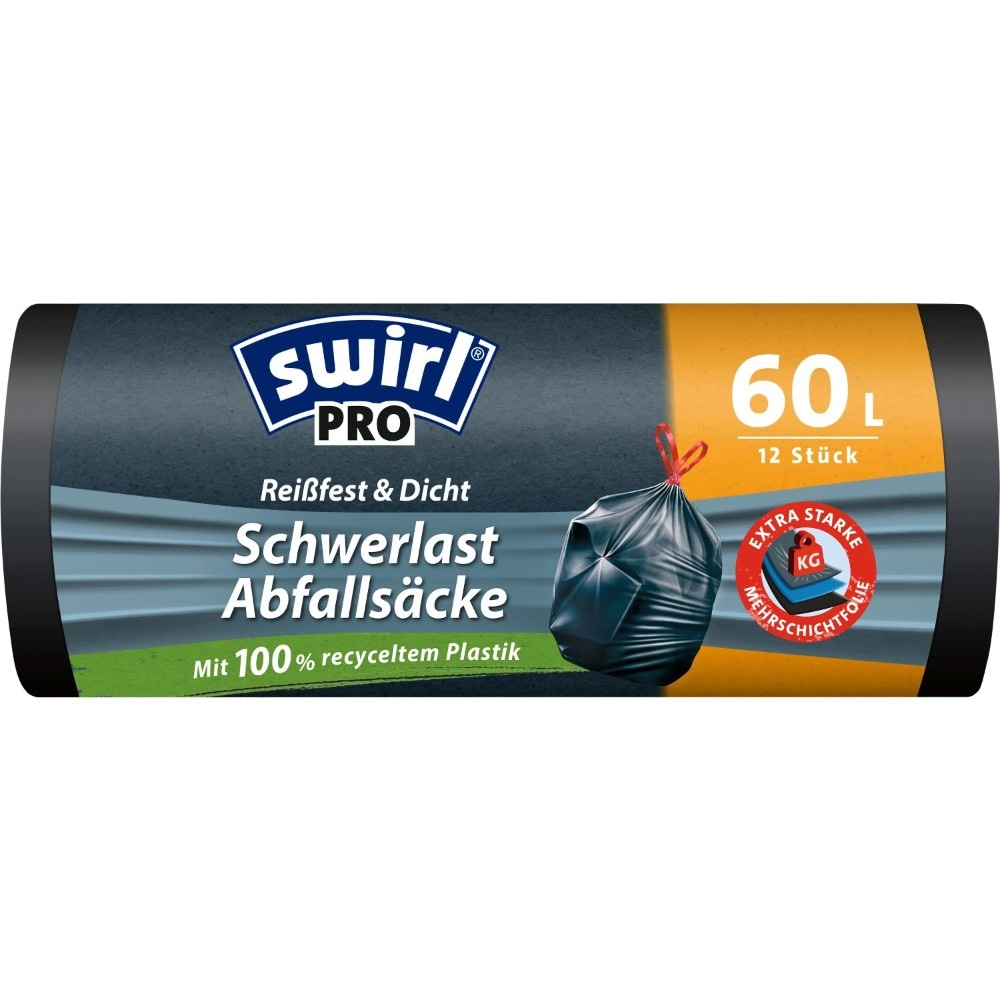 Swirl Profi Schwerlastsäcke 12 Stück, 60 Liter Angebot bei Interspar