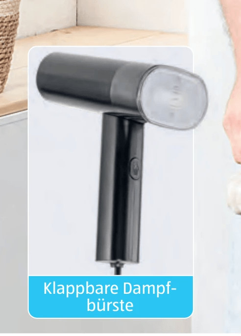 Ambiano Dampfbügeleisen/Klappbare Dampfbürste Angebot bei Hofer