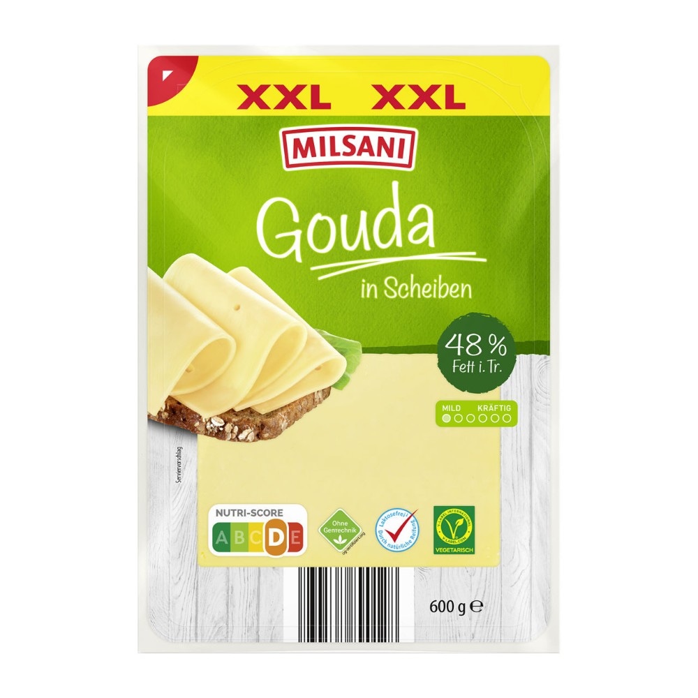 XXL Gouda Scheiben 800 g Angebot bei Hofer
