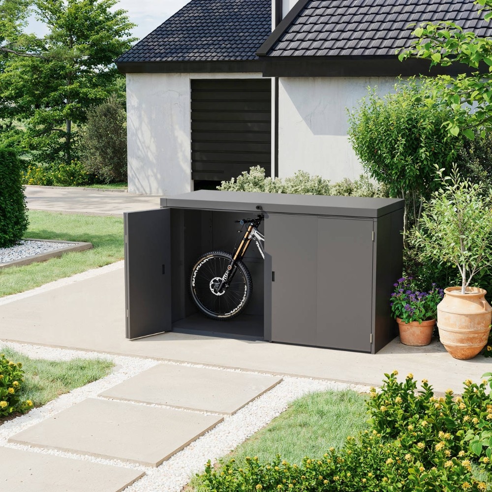 Geräte- und Fahrradschrank aus Stahl GFP Angebot bei Hofer