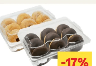 Mini Schoko-Donuts oder Donuts gezuckert 9-Stück-Packung, 162–180 g Angebot bei MPREIS