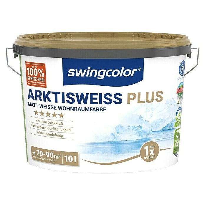 Arktisweiss Plus 10 l swingcolor Angebot bei Bauhaus