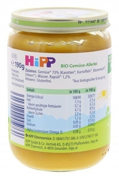 Hipp Gläschen 190 g Angebot bei Bipa