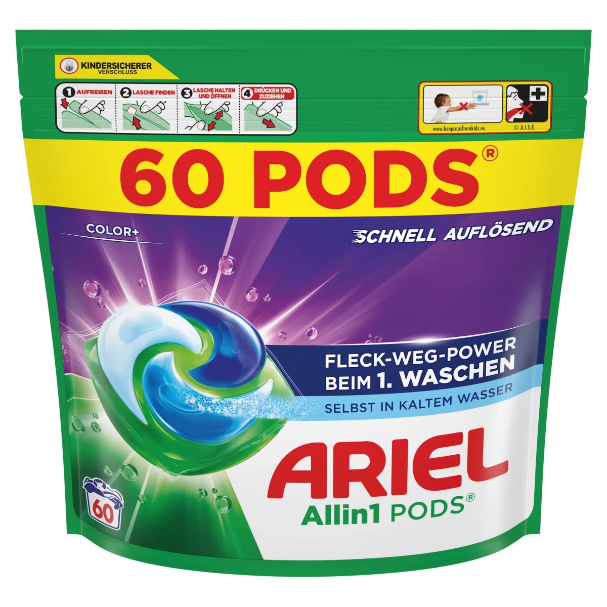Ariel All-in-1 Pods 60 Stück Angebot bei Norma