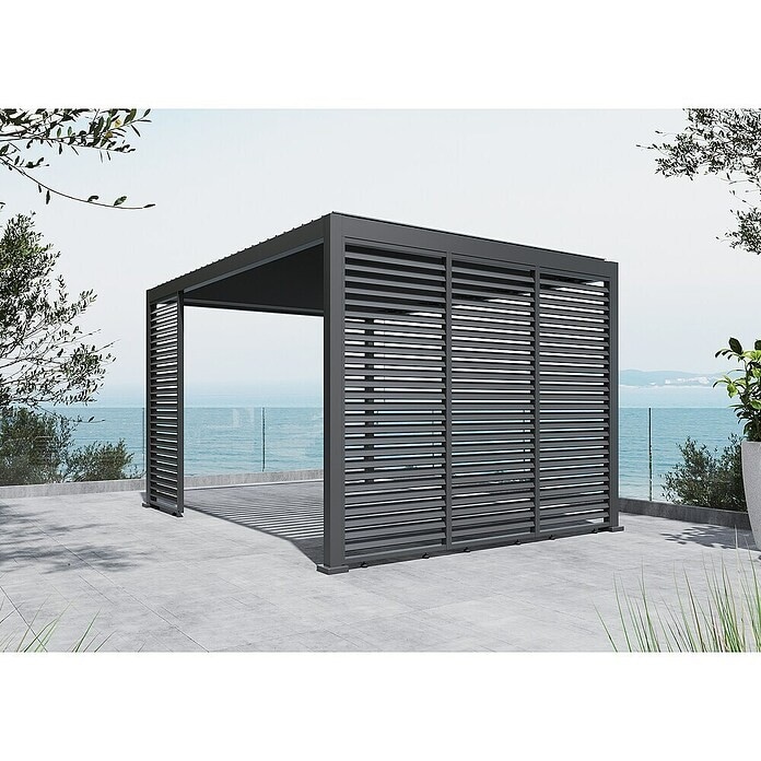 Lamellen-Seitenwand MILOS B x H: 92 x 221,5 cm Angebot bei Bauhaus