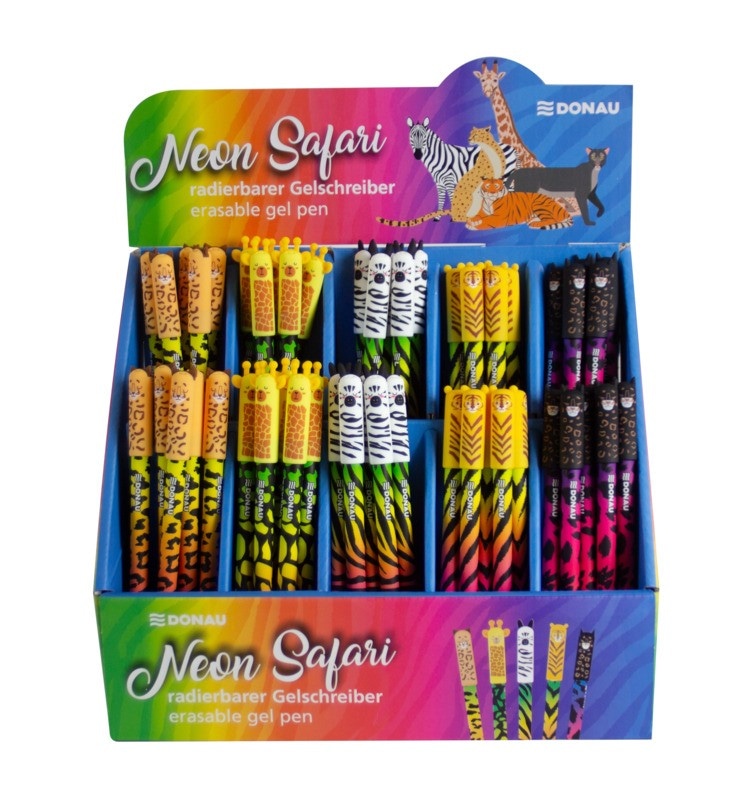 Radierbarer Gelschreiber Neon Safari DONAU Angebot bei Maximarkt