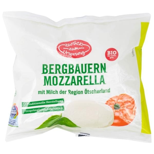 Bio-Bergbauern Mozzarella 125 g Zurück zum Ursprung Angebot bei Hofer