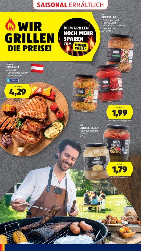 Bohnen Salat 650 g/670 g Angebot bei Hofer
