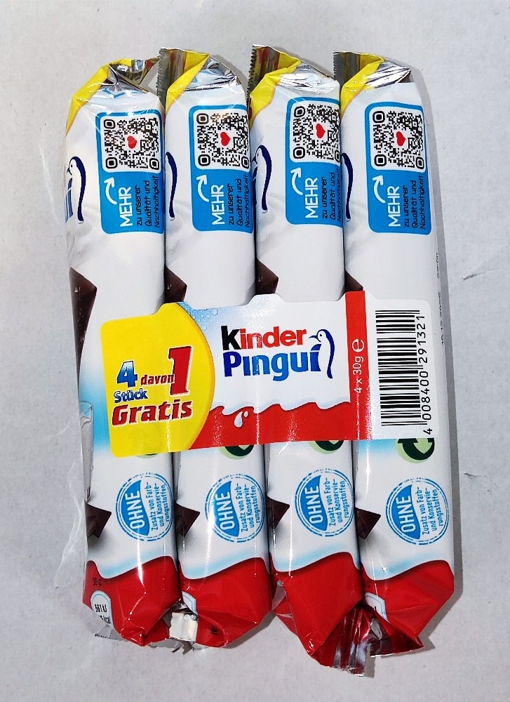 Pingui 3+1 gratis, je 4x30 g Kinder Angebot bei Norma