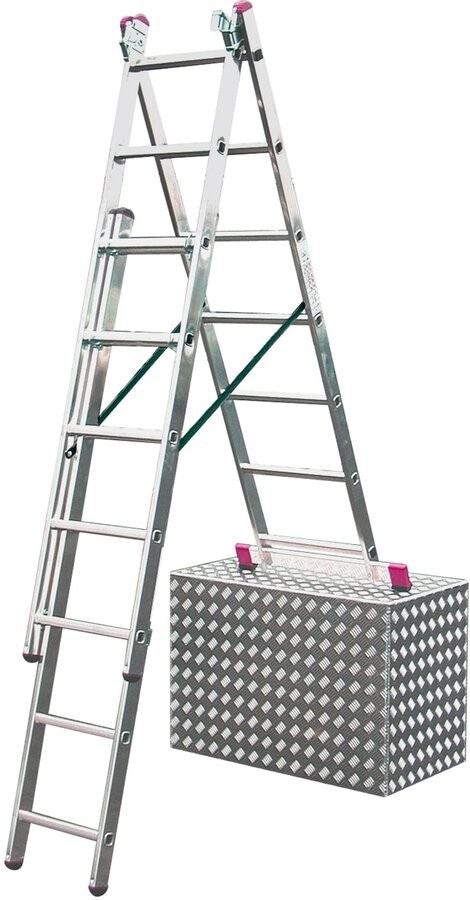 Alu-Kombileiter 3 x 7 Sprossen KRAUSE Angebot bei Zgonc