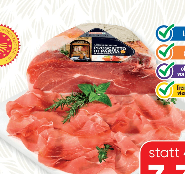 DESPAR PREMIUM Prosciutto di Parma 100 g Angebot bei Spar