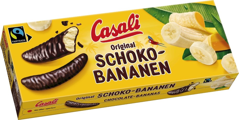 Casali Schoko-Bananen 48 Stück, 600 g Angebot bei Eurospar