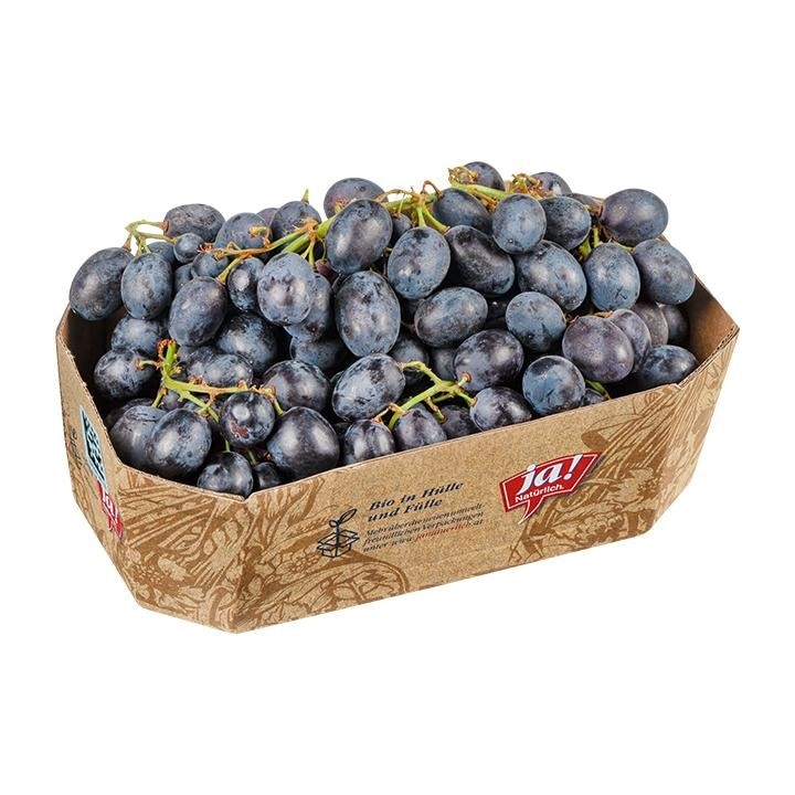 Ja! Natürlich Bio-Trauben weiß od. rot, kernlos 500 g Packung Angebot bei Billa