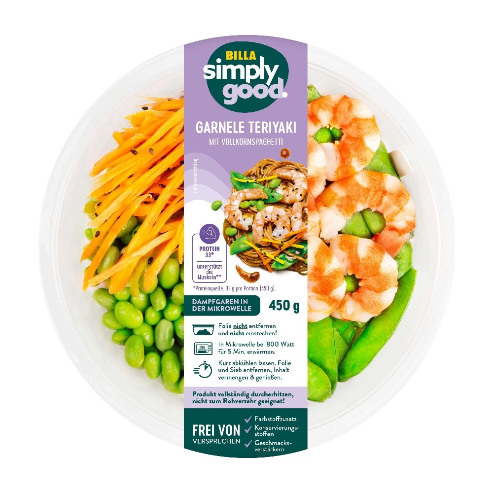 Simply Good Garnele Teriyaki 450 g Angebot bei Billa