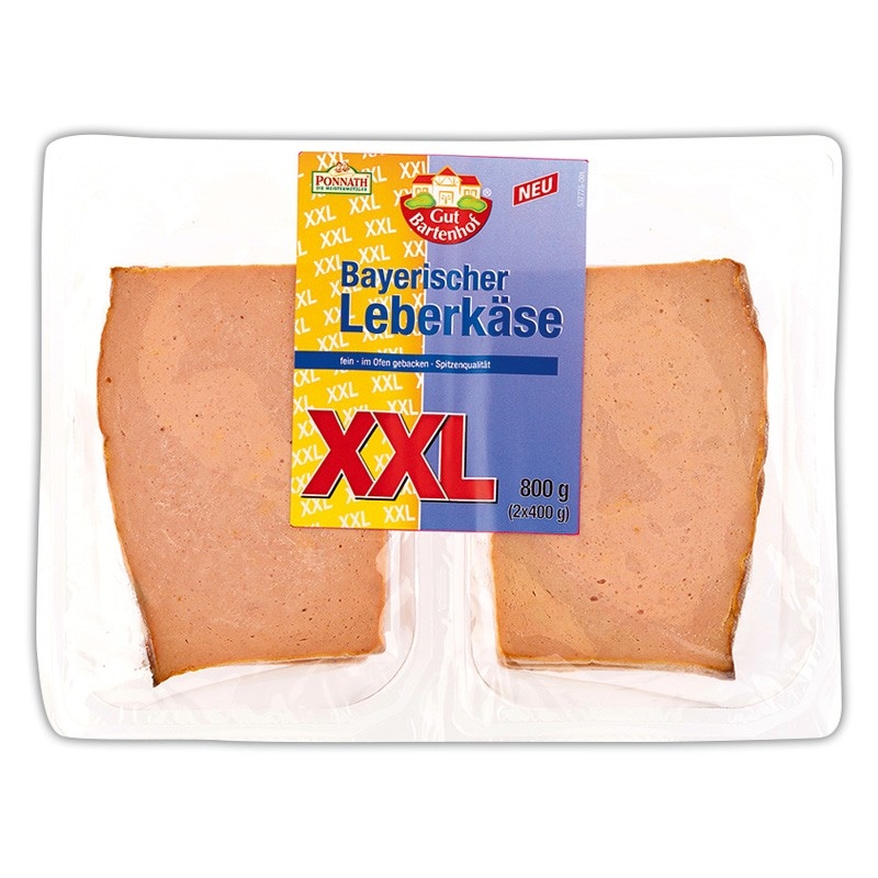XXL-Bayerischer Leberkäse 2x400 g Angebot bei Norma