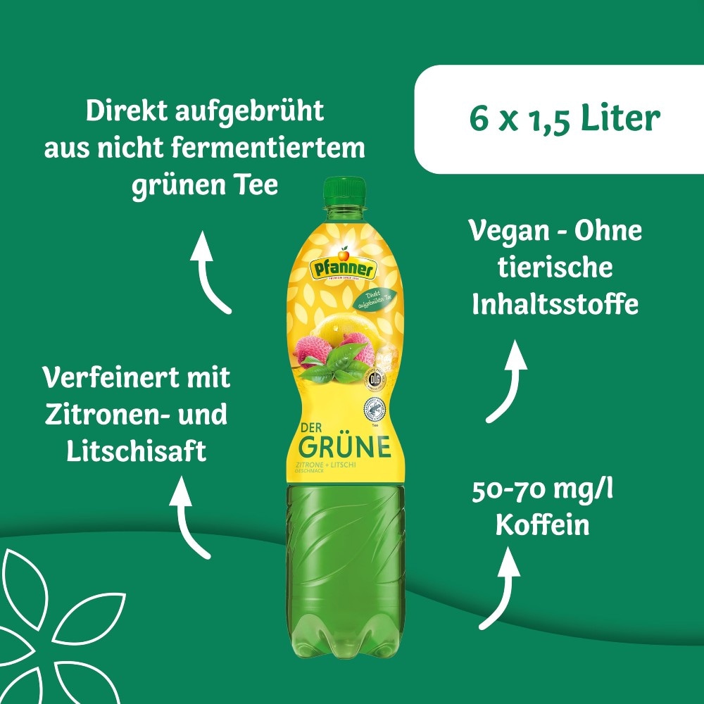 Pfanner IceTea oder Der Grüne Tee 1,5 Liter Angebot bei Maximarkt