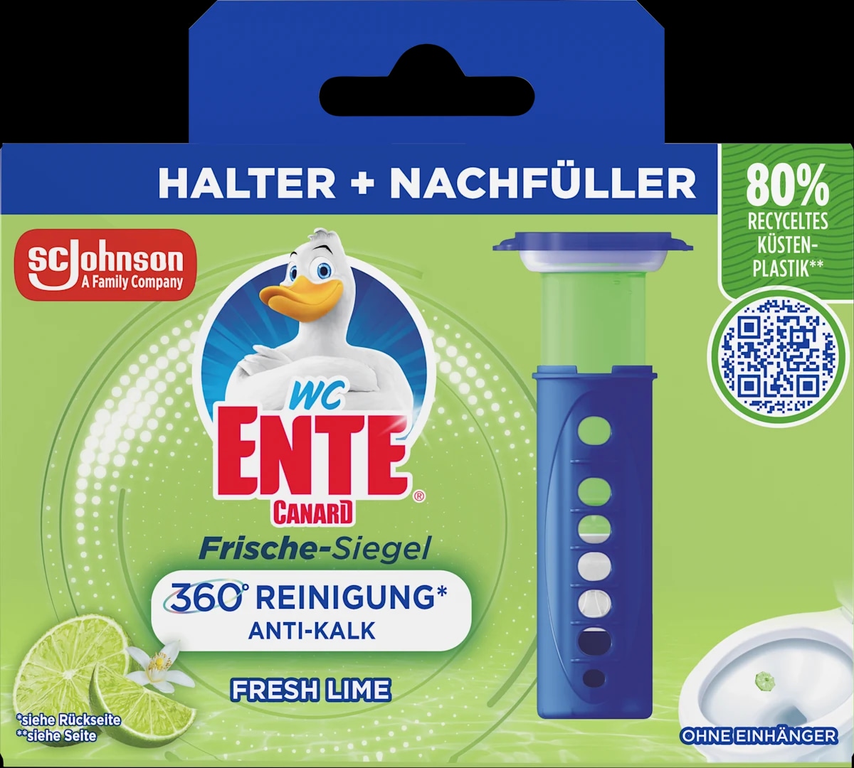 WC Ente Frische-Siegel Halter + Nachfüller je 36 ml Angebot bei Norma
