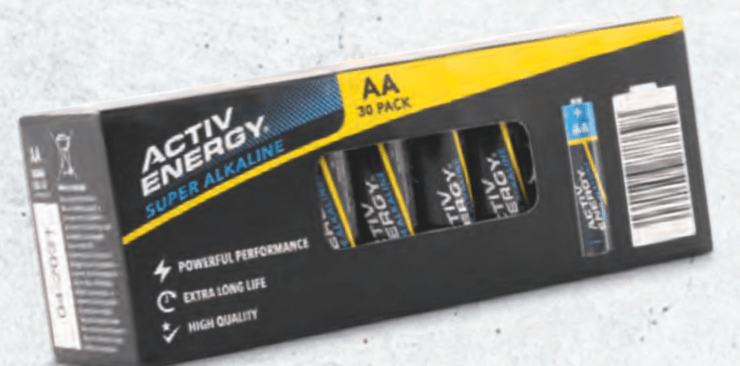 Activ Energy Batterien 30 Stk. Angebot bei Hofer