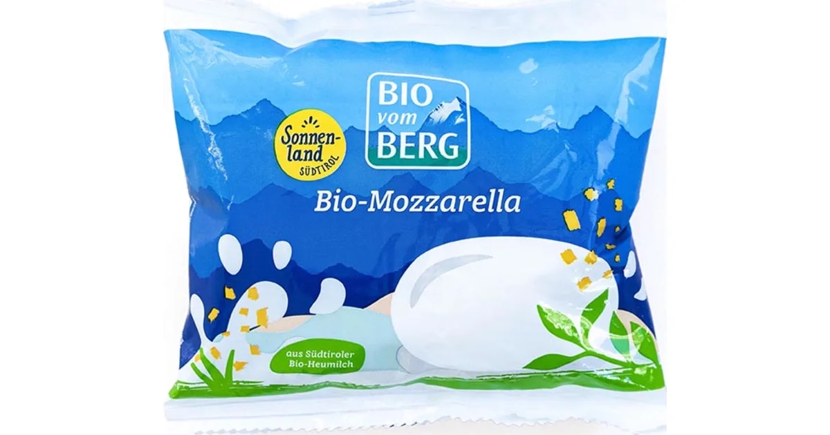 BIO vom BERG Mozzarella 100 g Angebot bei MPREIS