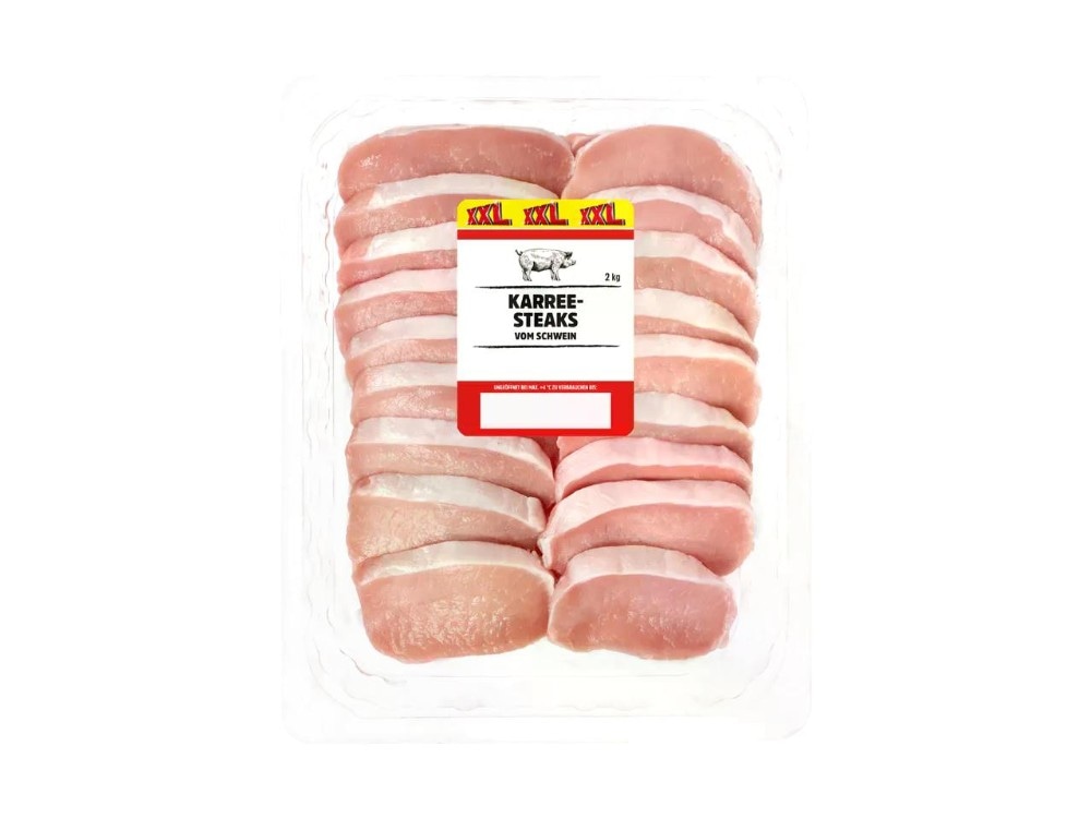 Frische Karreesteaks 2 kg Angebot bei Lidl