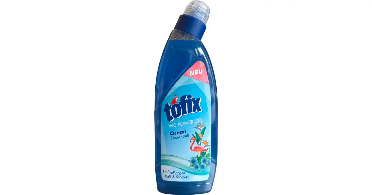 WC Power Gel „Ocean" 750 ml Tofix Angebot bei Norma