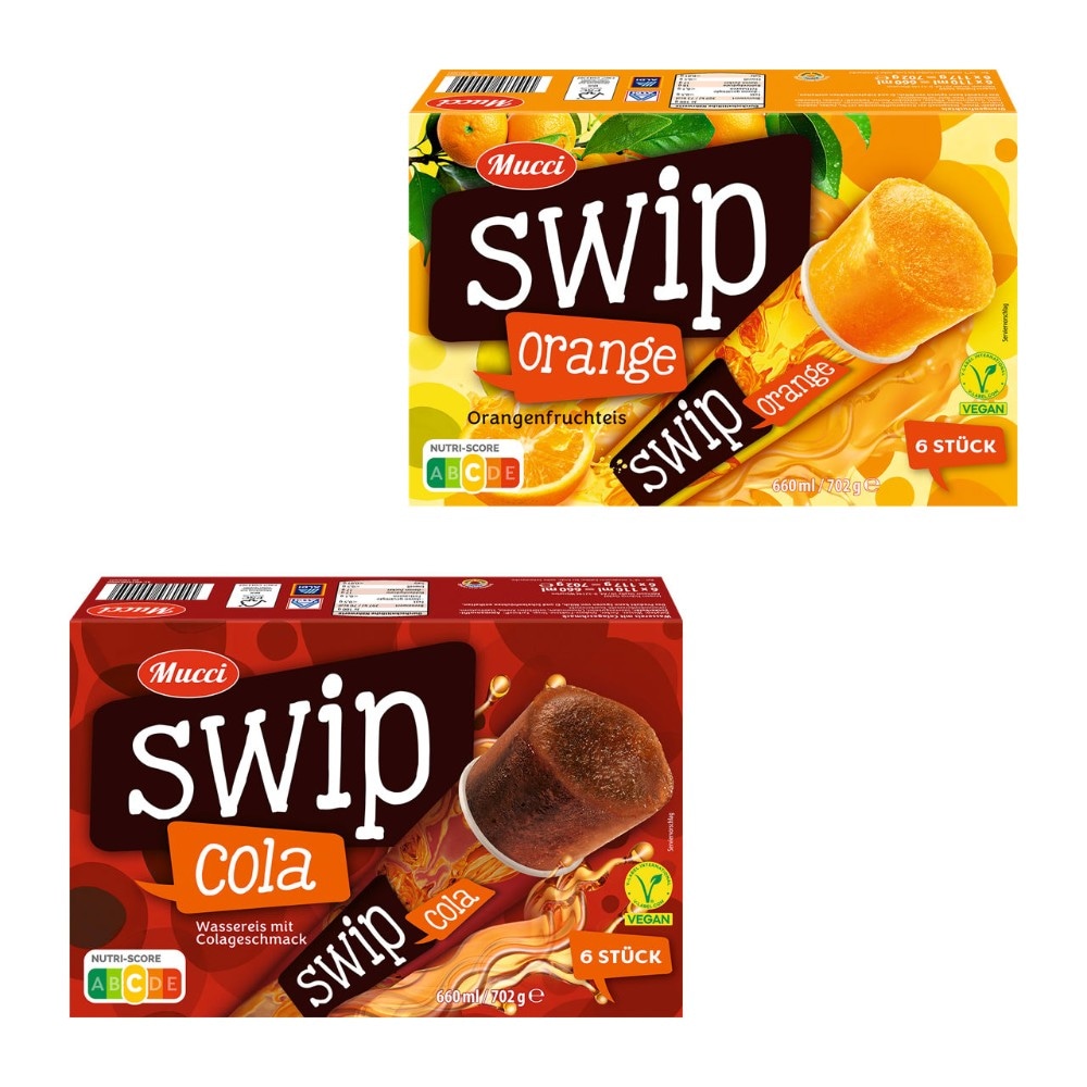 Mucci Wassereis Swip 660 ml Angebot bei Hofer
