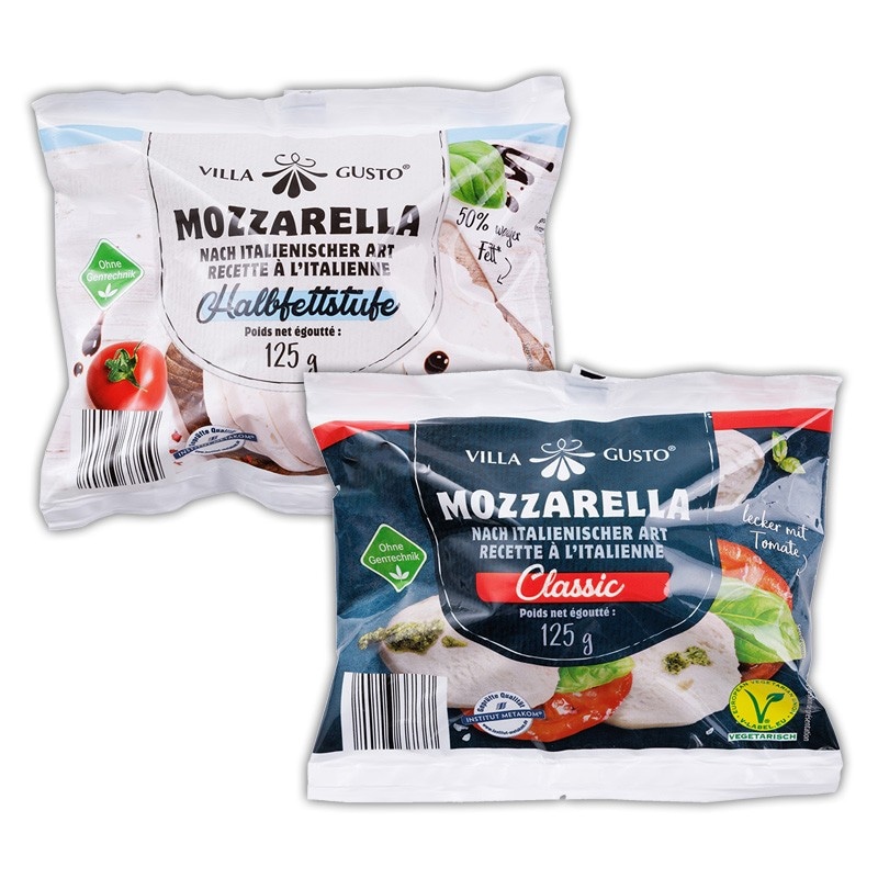 Villa Gusto Mozzarella je 125 g Angebot bei Norma