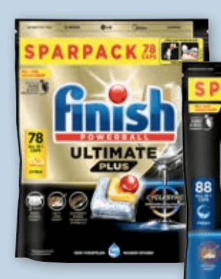 Finish Geschirrspültabs 78/88/98 Stück Angebot bei Penny