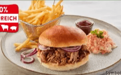Pulled Pork Burger Angebot bei Interspar