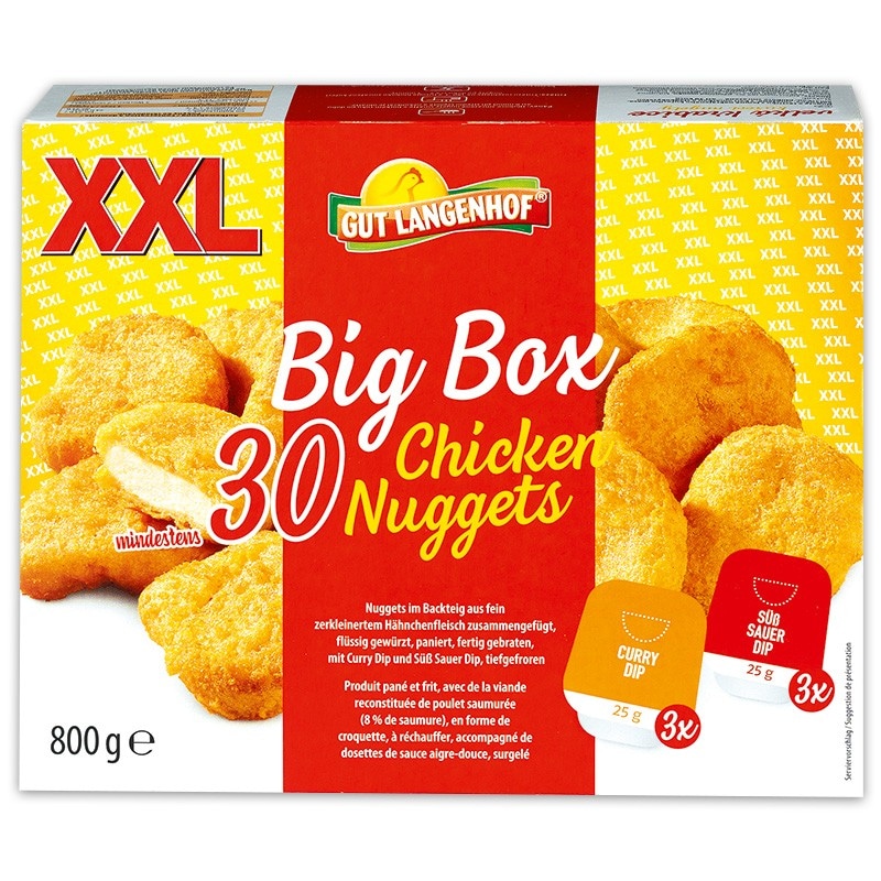 Chicken Nuggets XXL 800 g Gut Langenhof Angebot bei Norma