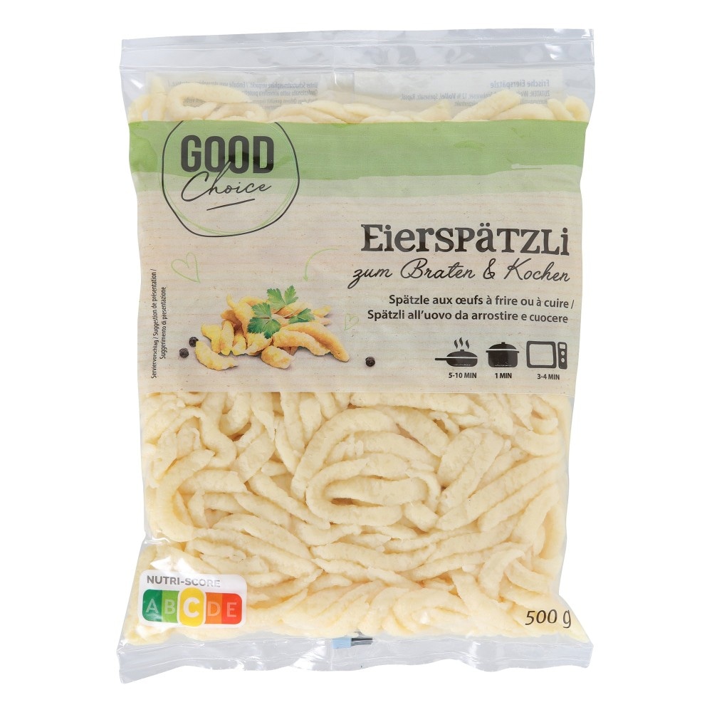 Eierspätzle/Schupfnudeln 500 g Good Choice Angebot bei Hofer