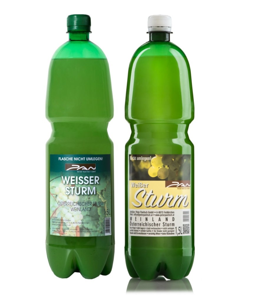 Weißer Sturm aus Österreich 1,5 Liter Flasche Angebot bei Billa