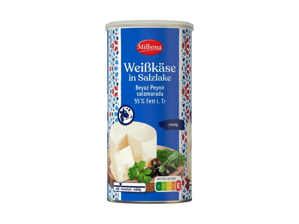 Milbona Weißkäse in Salzlake 1 kg Angebot bei Lidl
