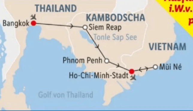 Thailand, Kambodscha & Vietnam Rundreise & Baden 17 Tage Angebot bei Lidl Reisen